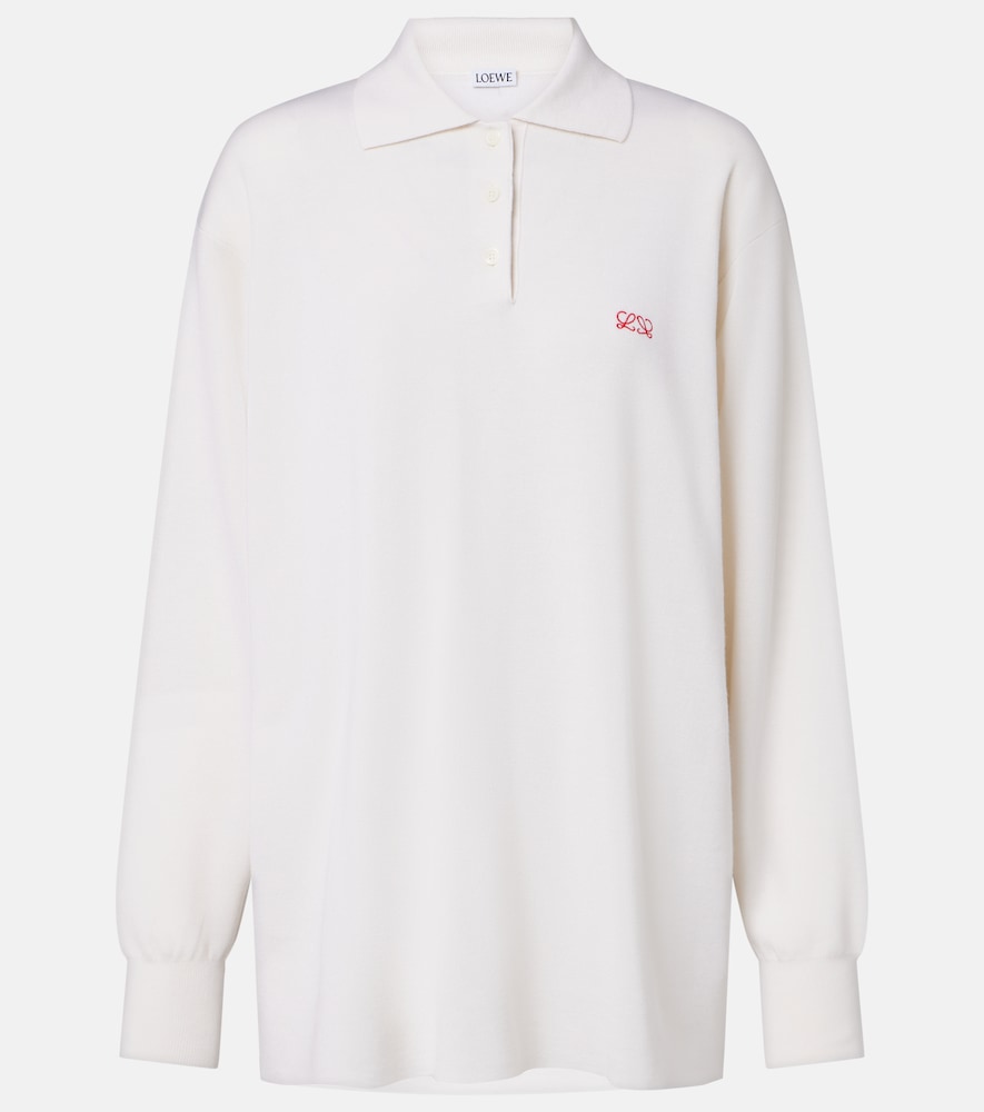 Polopullover Double L aus einem Kaschmirgemisch