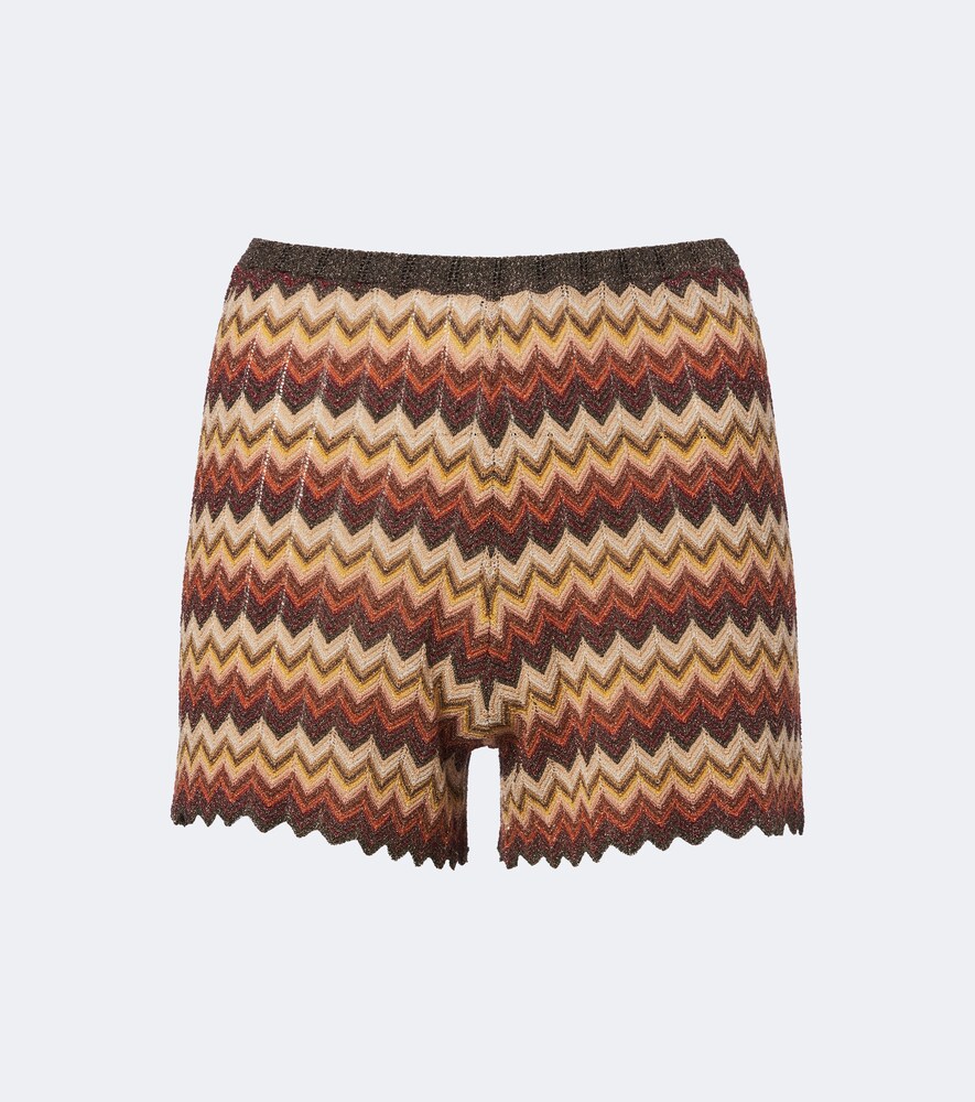 Shorts Raya aus Lamé