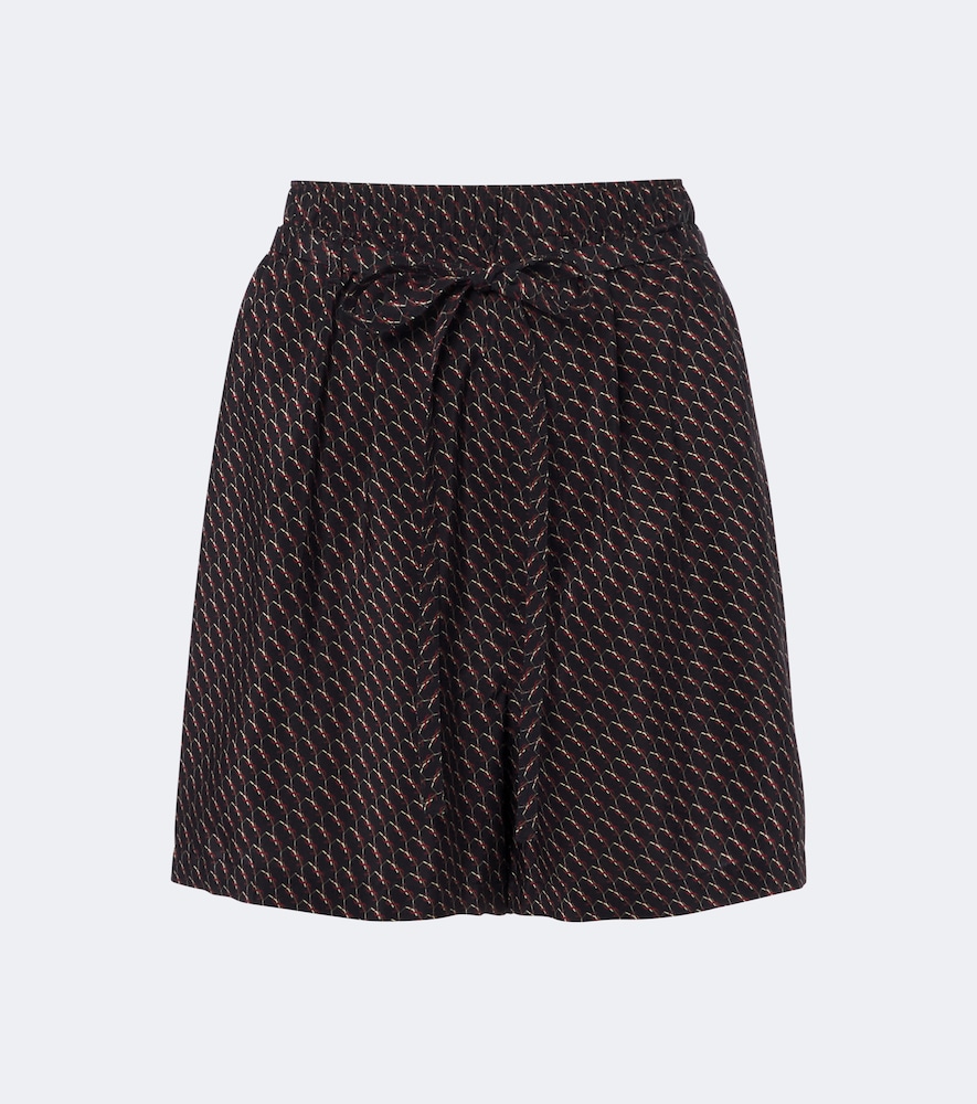 Shorts Cassandre aus Seide