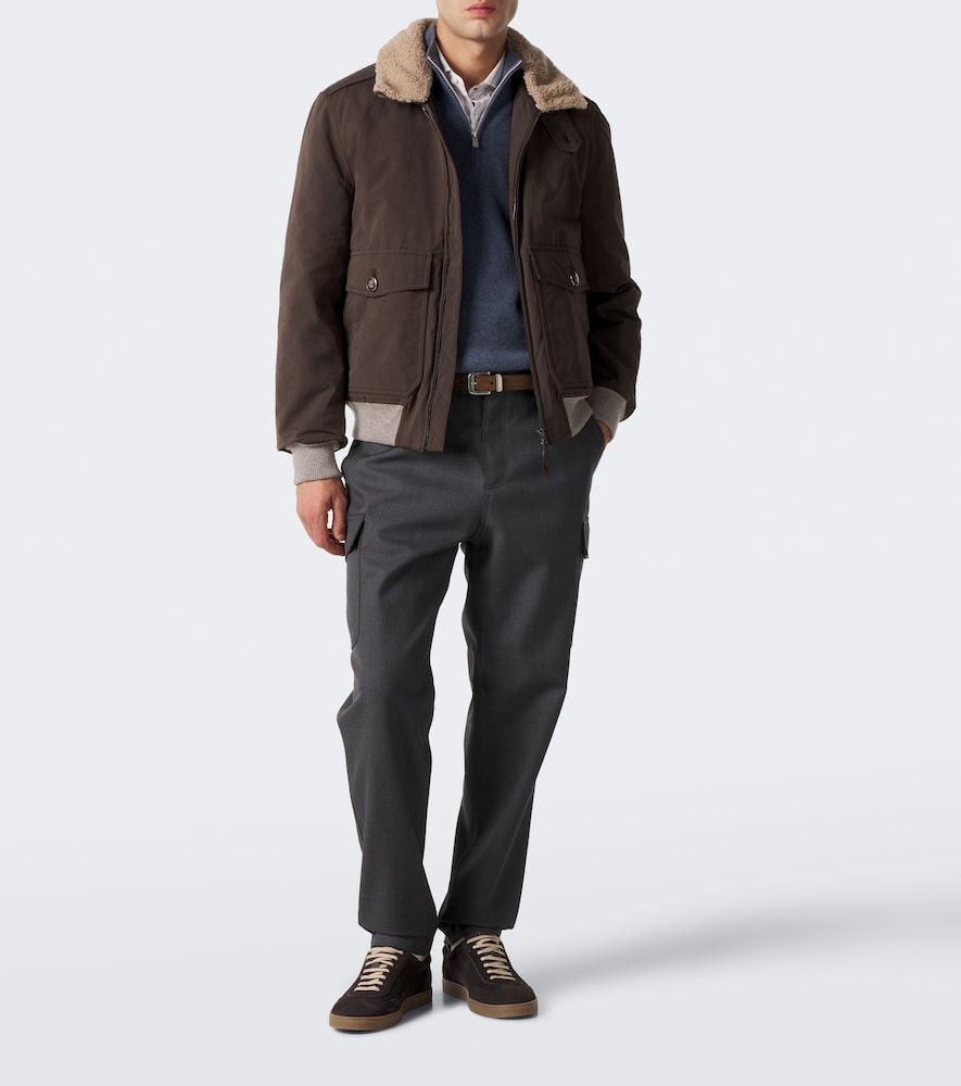 Straight Pants Wool