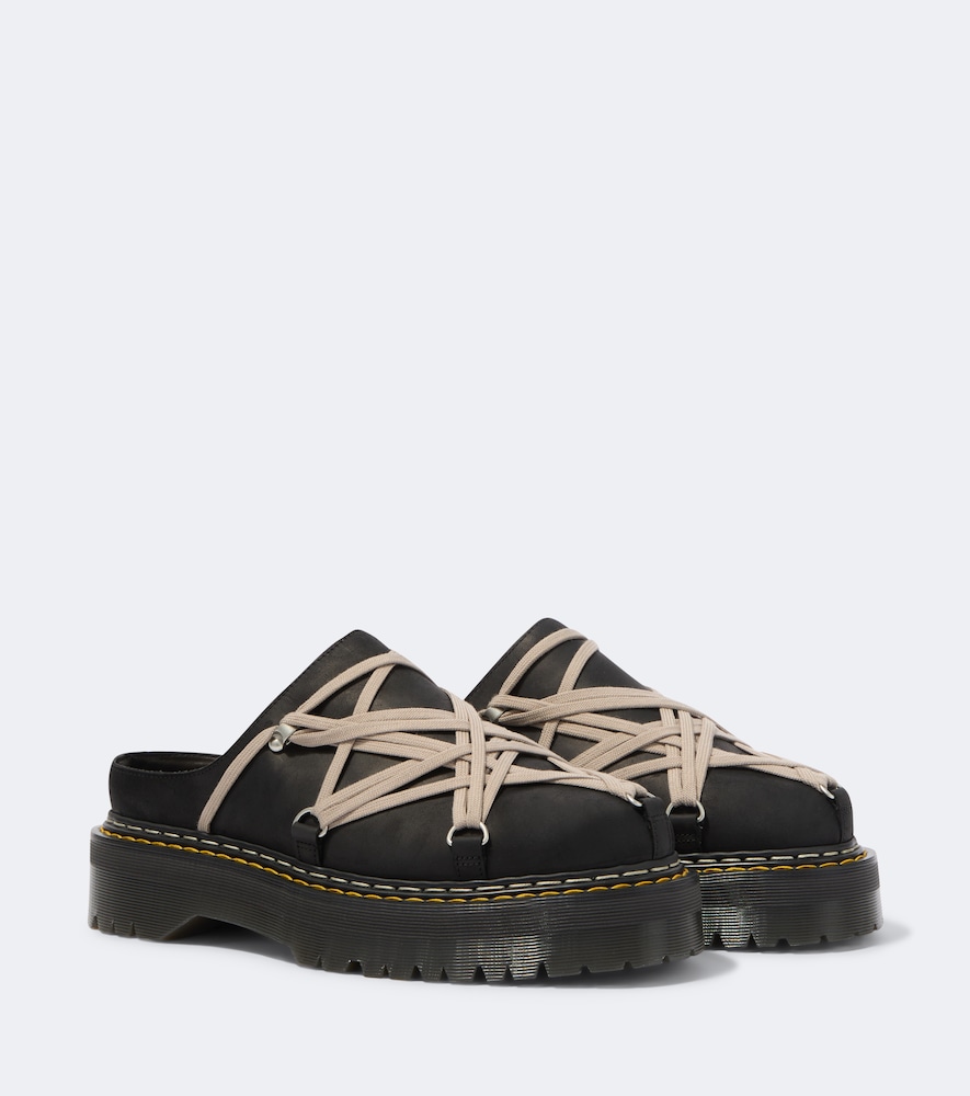X Dr. Martens Mules Quad aus Leder