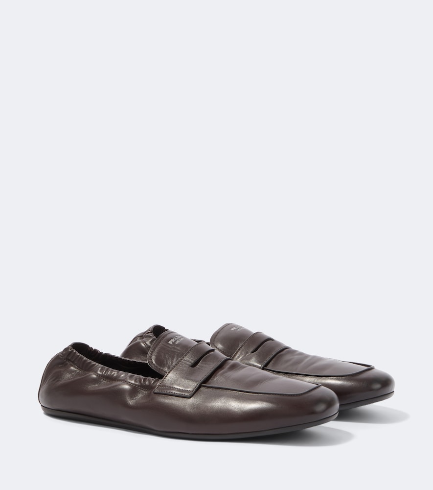 Loafers aus Leder