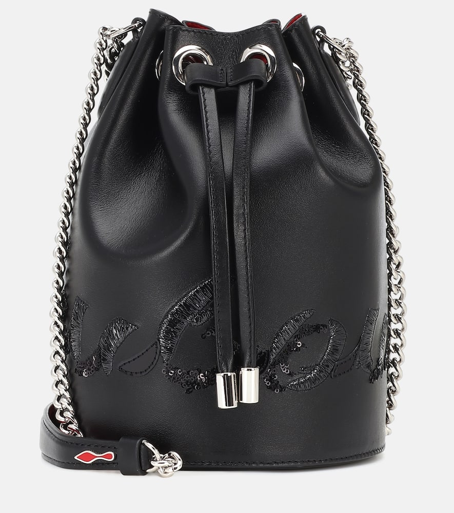 Christian Louboutin Marie Jane leather bucket bag