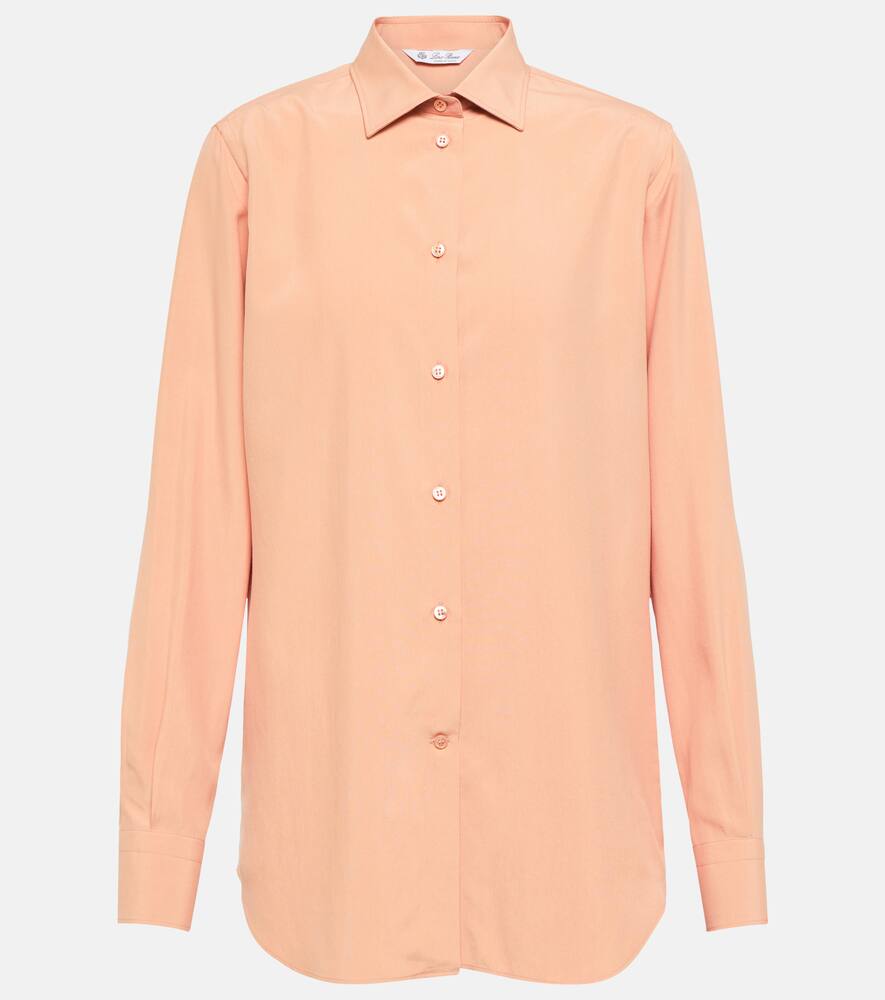 Loro Piana Kara silk poplin shirt