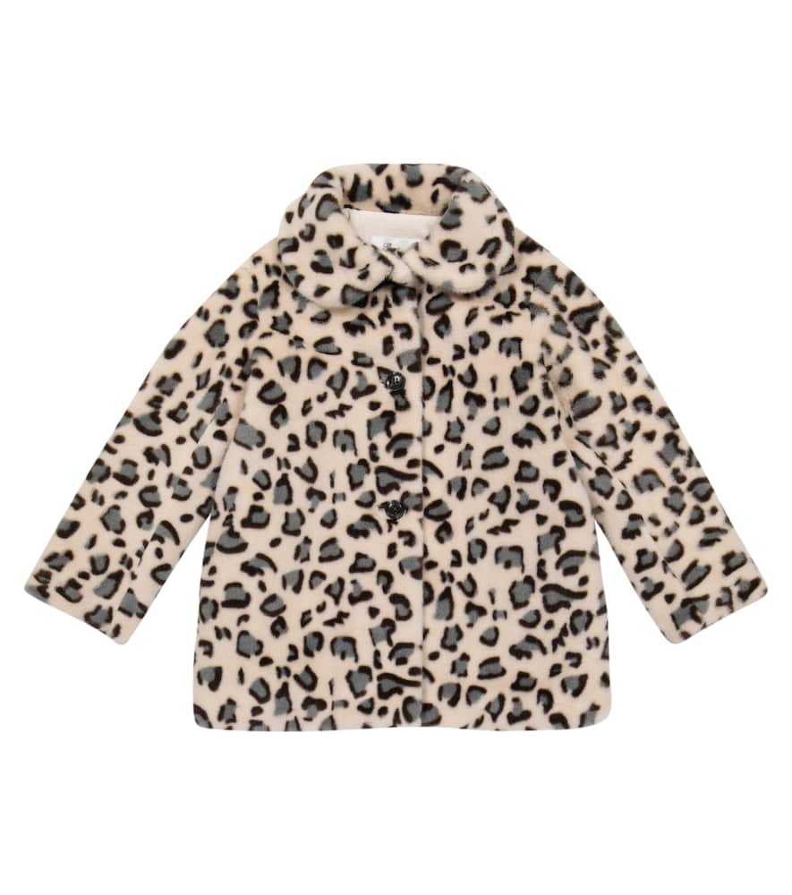 Bonpoint Doogie leopard-print coat