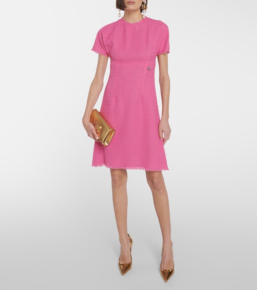  Dolce&gabbana Dolce&gabbana Minikleid Aus Einem Wollgemisch 