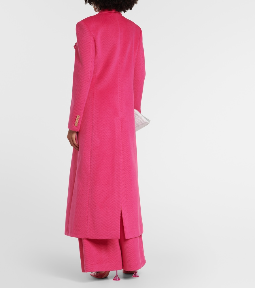 Giuseppe Di Morabito Giuseppe Di Morabito Floral-applique Double-breasted Coat 