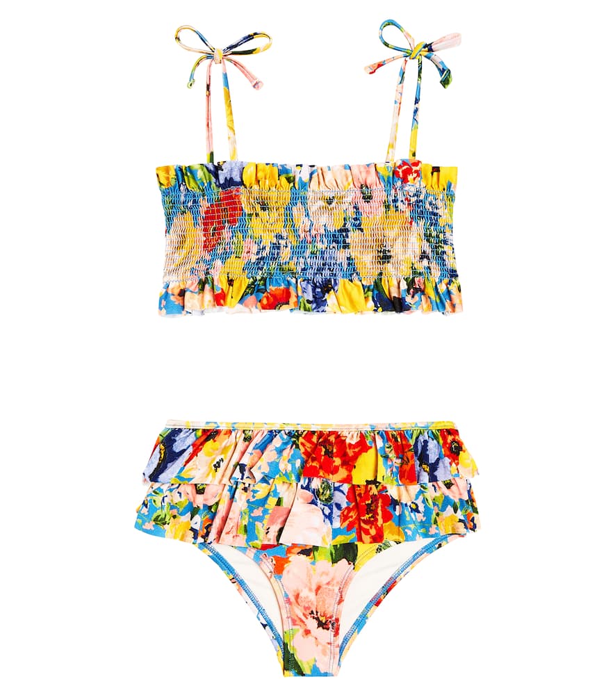 Zimmermann Kids Alight floral bikini