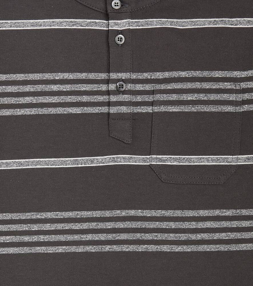 Brunello Cucinelli Striped Cotton Jersey T-shirt In Grey+dark Grey