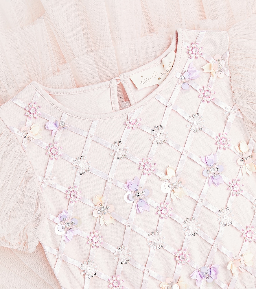  Tutu Du Monde Tutu Du Monde Verziertes Kleid Floral Lattice Aus Tüll 