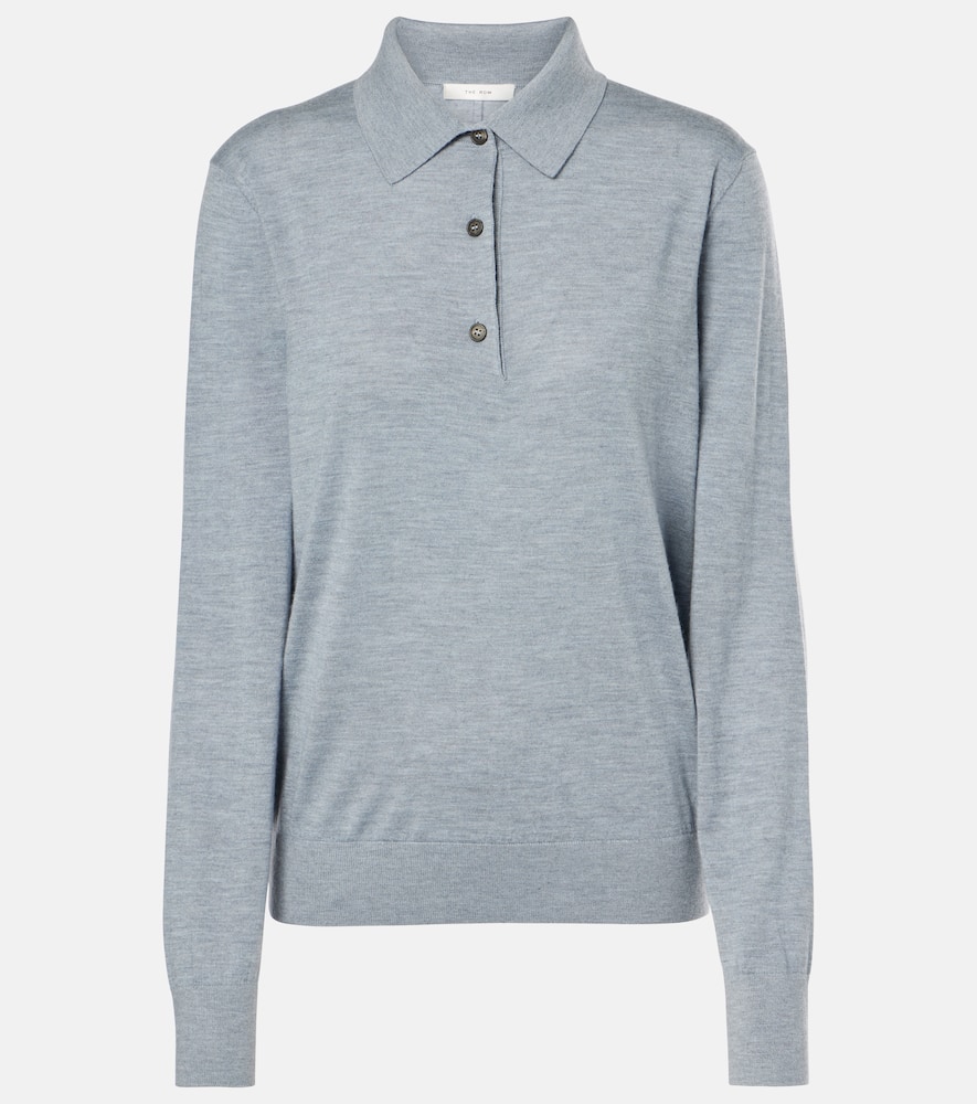 Harlette cashmere polo sweater