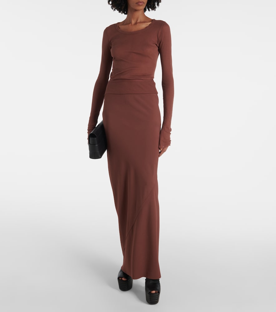 Rick Owens Knitted maxi skirt