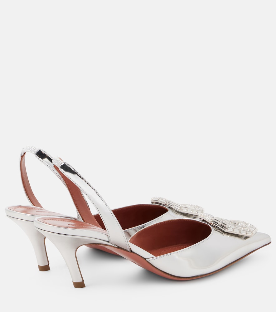  Amina Muaddi Amina Muaddi Camelia 60 Slingback Pumps 