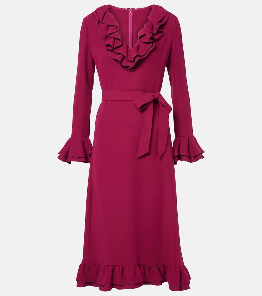 Cady Couture ruffled midi dress