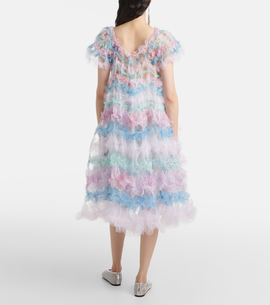  Susan Fang Susan Fang Midikleid Air-flower Aus Tüll 
