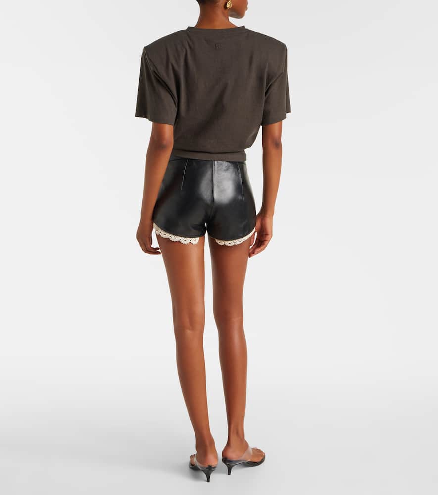 Magda Butrym Rose-accent Short-sleeve T-shirt In Gray
