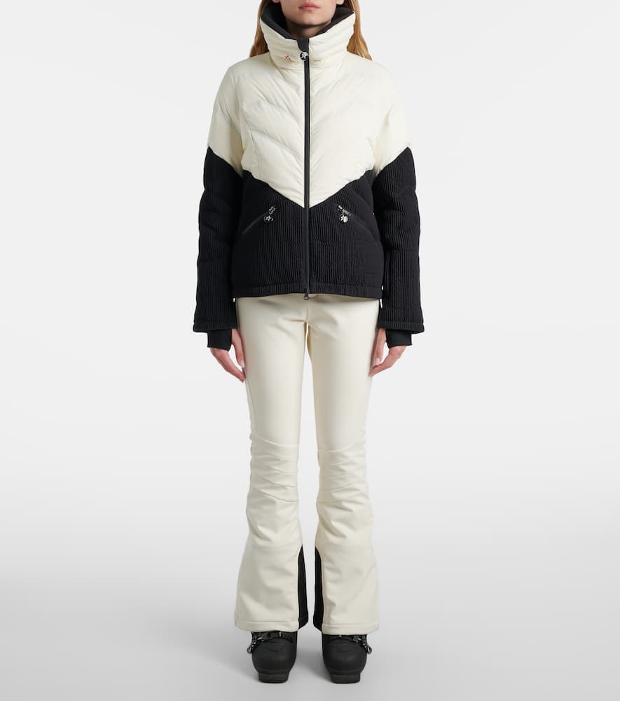 Perfect Moment High-waist Aurora Flare Ski Pant Xl In Neutral