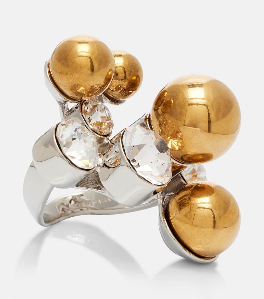 Dries Van Noten Embellished Ring In Gold