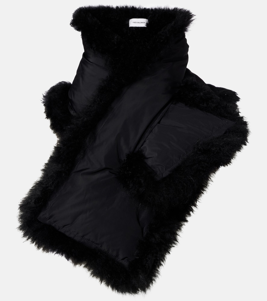 Yves Salomon charpe doudoune rversible en shearling 354 €