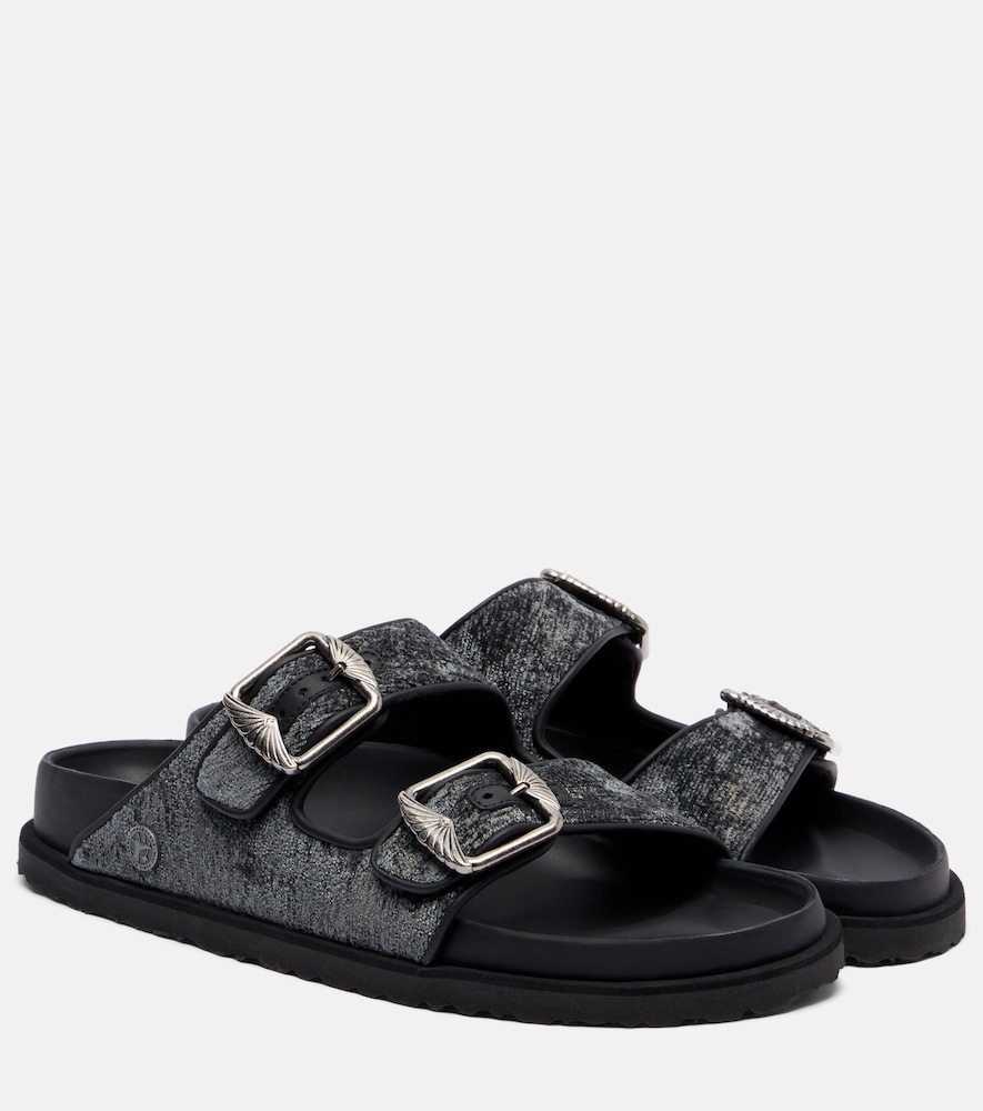 Birkenstock 1774 Arizona velvet sandals