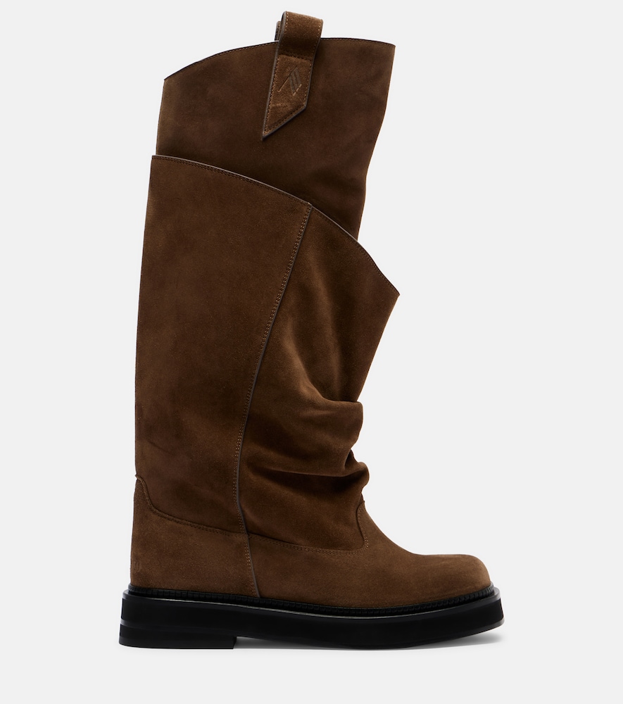 Passeggiata Suede Combat Boots