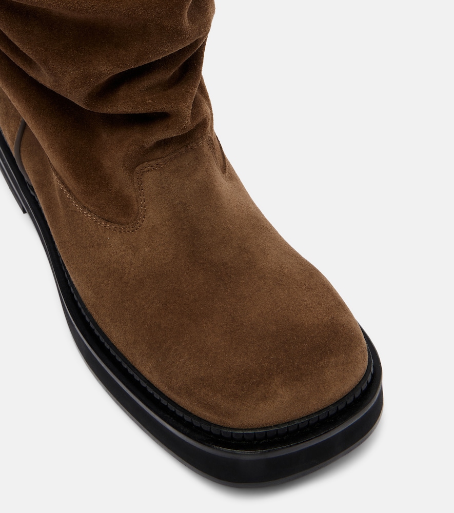 Passeggiata Suede Combat Boots