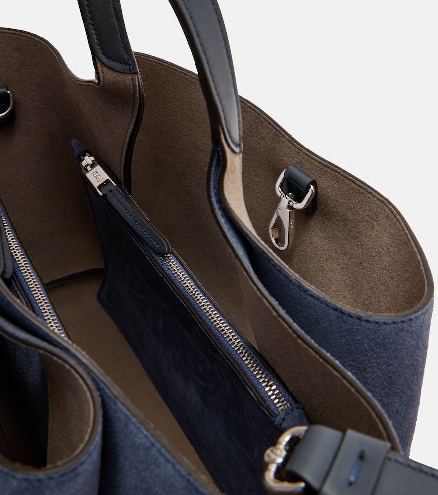  Tod's Tod's Tote Bag Apa Small Aus Veloursleder 