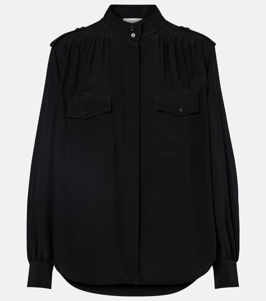 Chloé Silk Shirt In Black