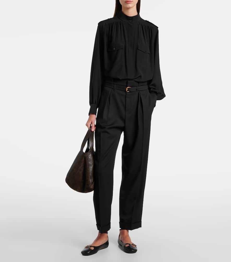 Chloé Silk Shirt In Black