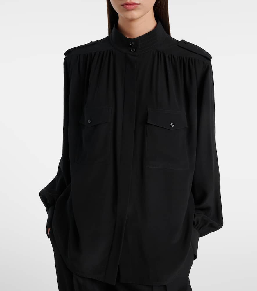 Chloé Silk Shirt In Black