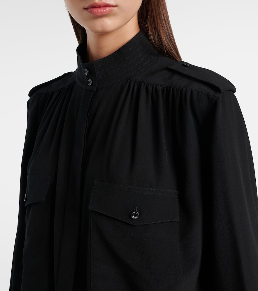 Chloé Silk Shirt In Black