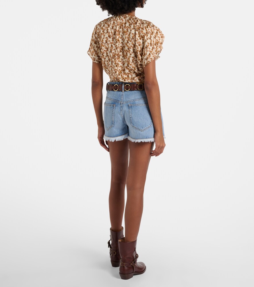  Isabel Marant Isabel Marant High-rise Jeansshorts Lesia 