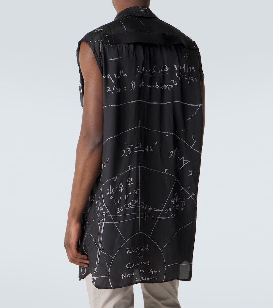 Rick Owens Rick Owens Bedrucktes Hemd Jumbo 