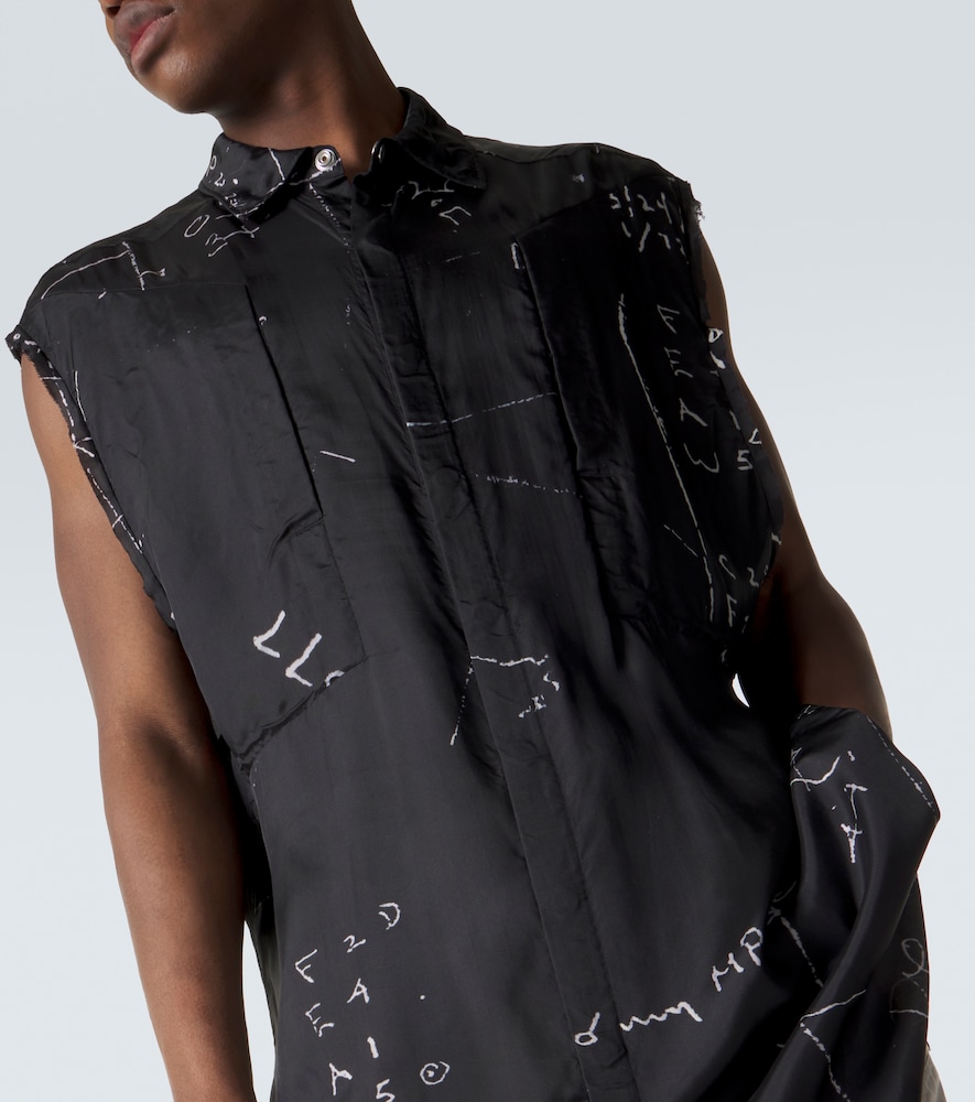 Rick Owens Rick Owens Bedrucktes Hemd Jumbo 