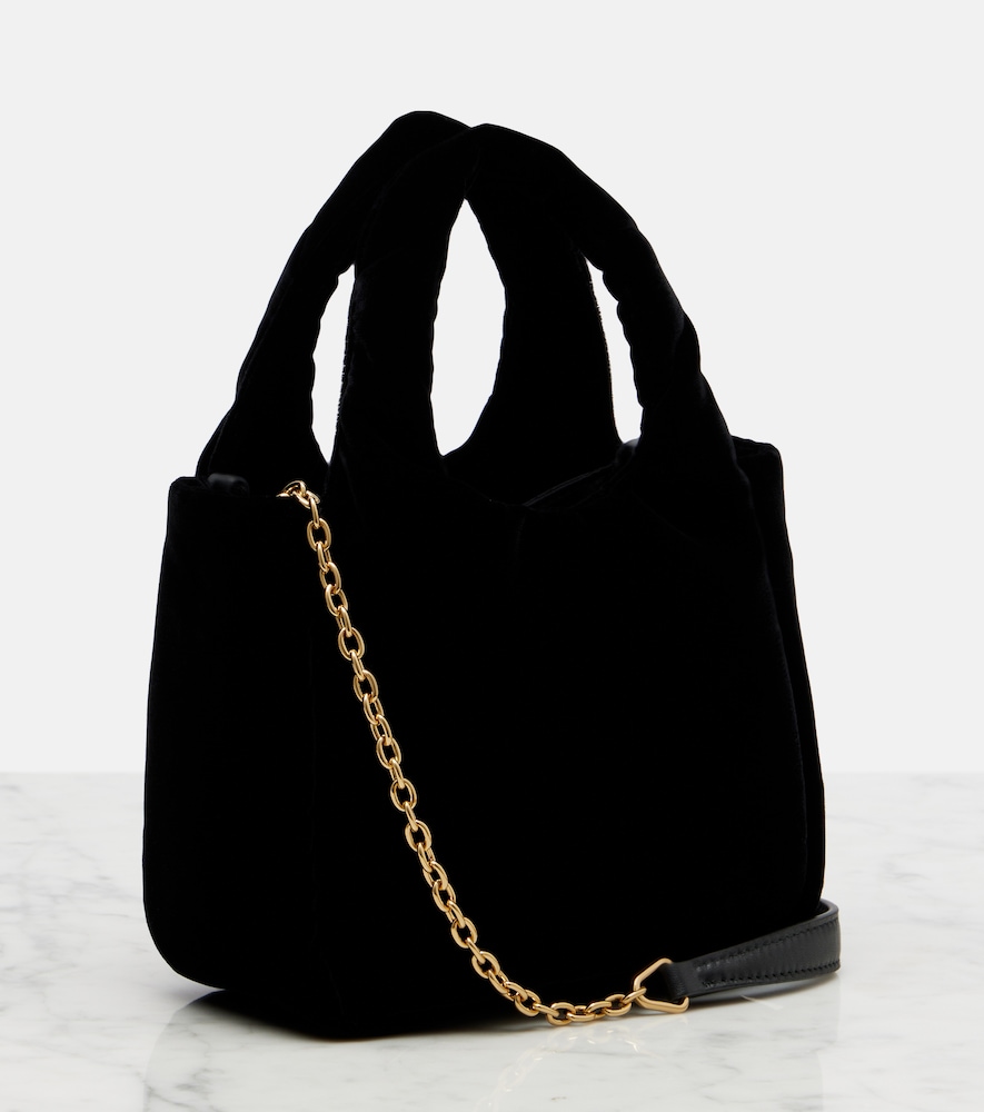  Prada Prada Mini Velvet Top-handle Bag 