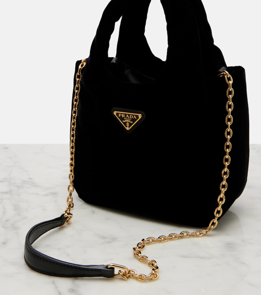  Prada Prada Mini Velvet Top-handle Bag 