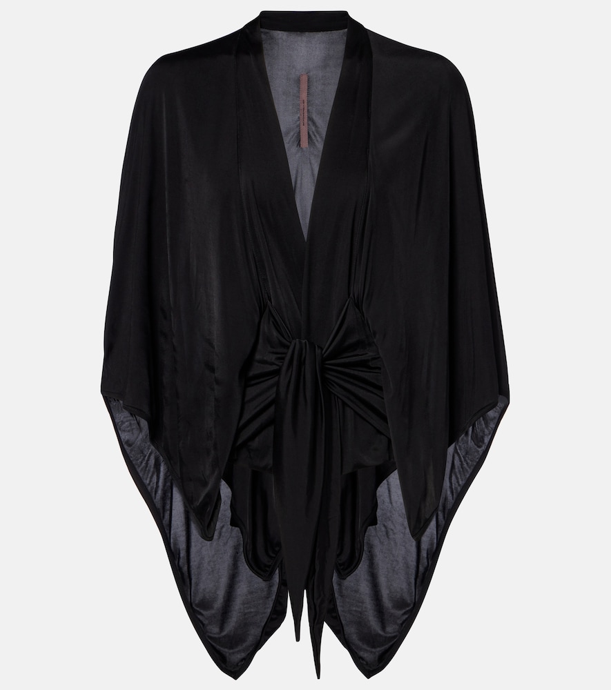 Rick Owens Rick Owens Half Moon satin jersey cape　Rick Owens ハーフムーン サテン ジャージー ケープ