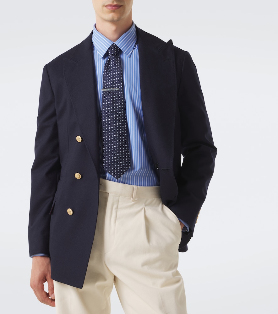 Striped Cotton Poplin Shirt