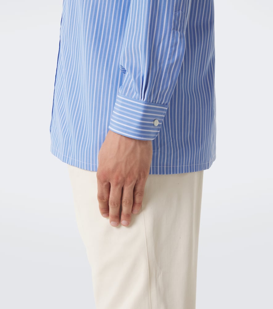 Striped Cotton Poplin Shirt
