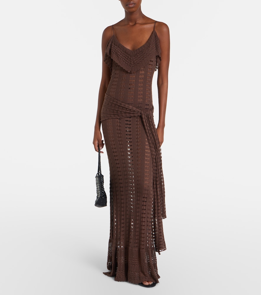  Aya Muse Aya Muse Maxikleid Aus Pointelle-strick 