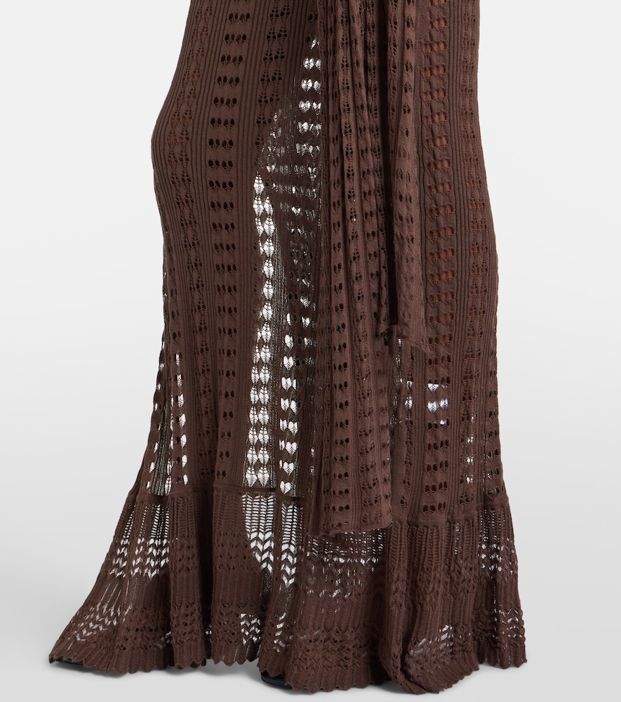  Aya Muse Aya Muse Maxikleid Aus Pointelle-strick 