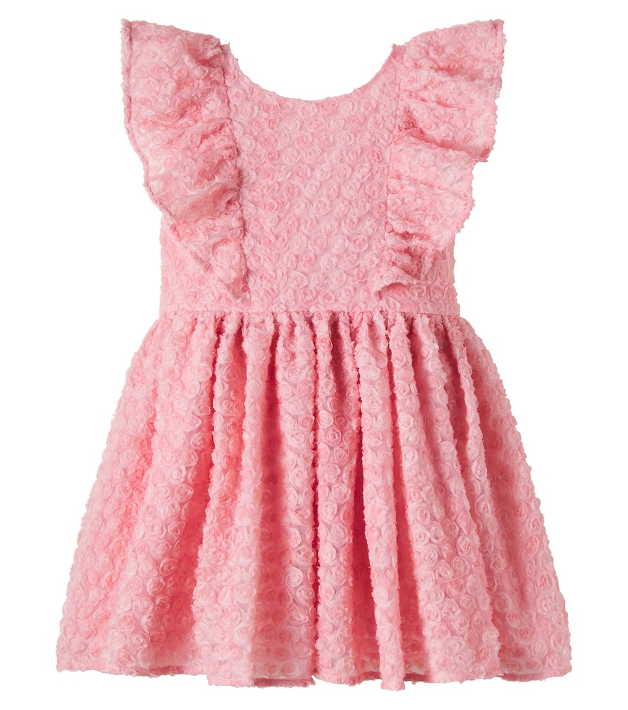 Konges Slojd Pink Ally Floral-Applique Dress Y 9/10 - Mytheresa