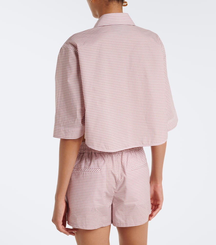 Garavani Vlogo Gingham Cotton Shirt