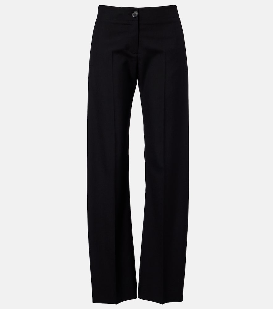 Pantaloni regular Mita in lana vergine