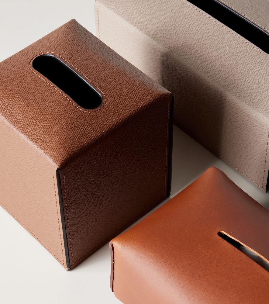  Giobagnara Giobagnara Leather Tissue Holder 
