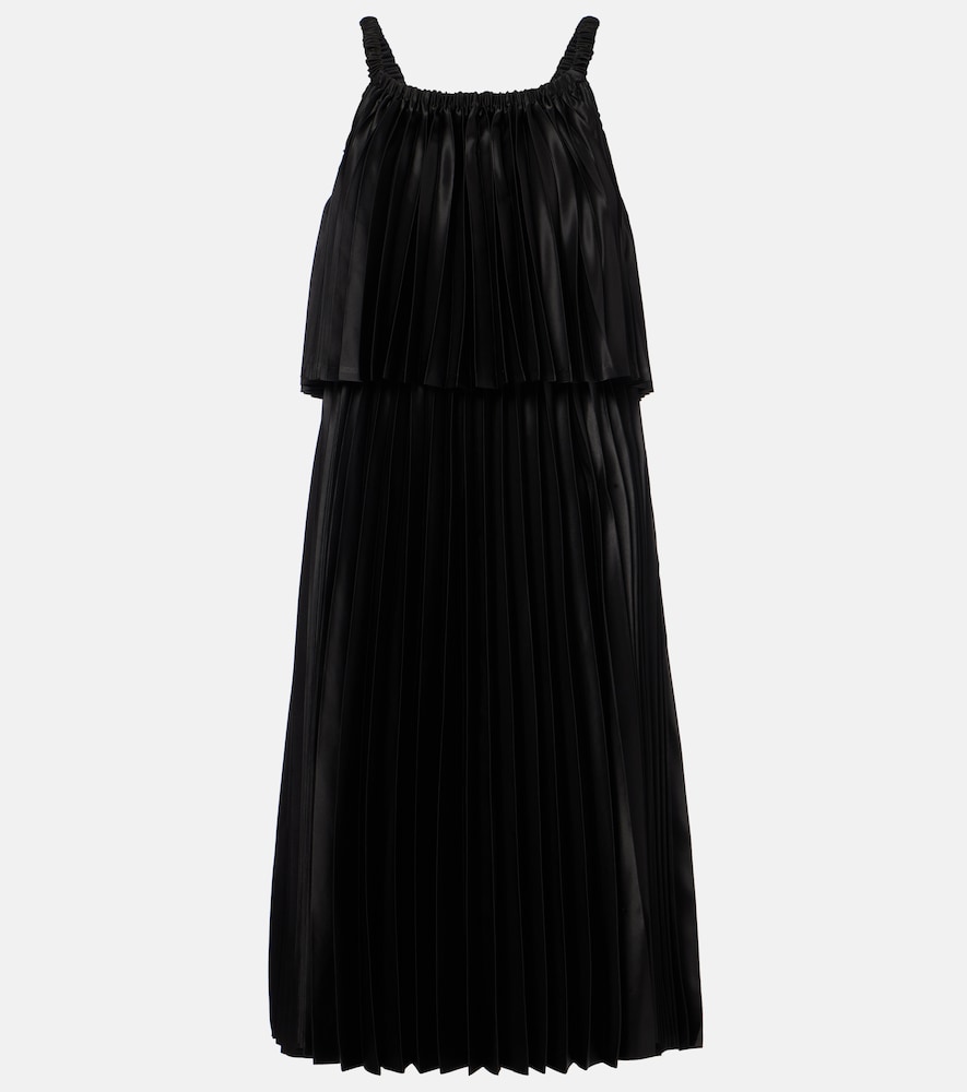 Noir Kei Ninomiya Satin midi dress
