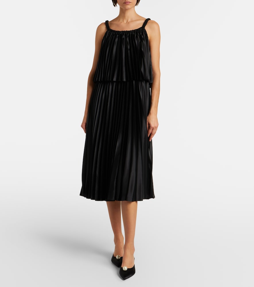 Noir Kei Ninomiya Satin midi dress