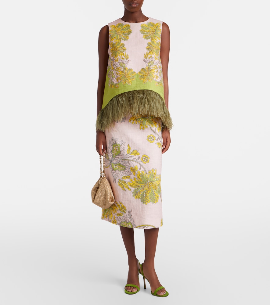 Printed Cotton Midi