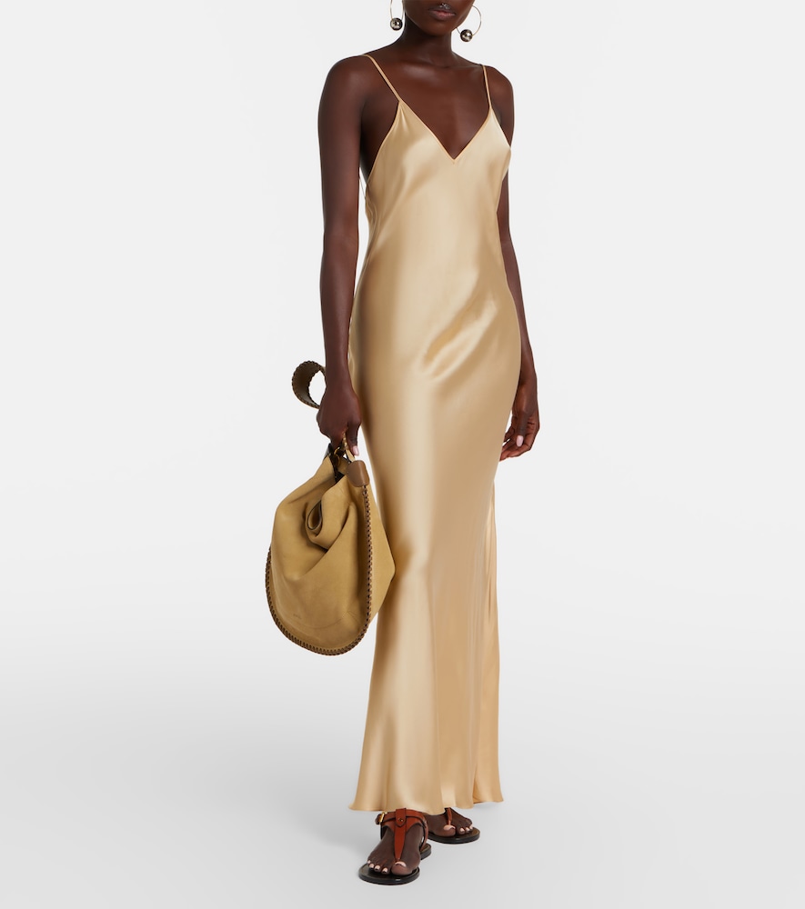 Isabel Marant Nevana satin slip dress