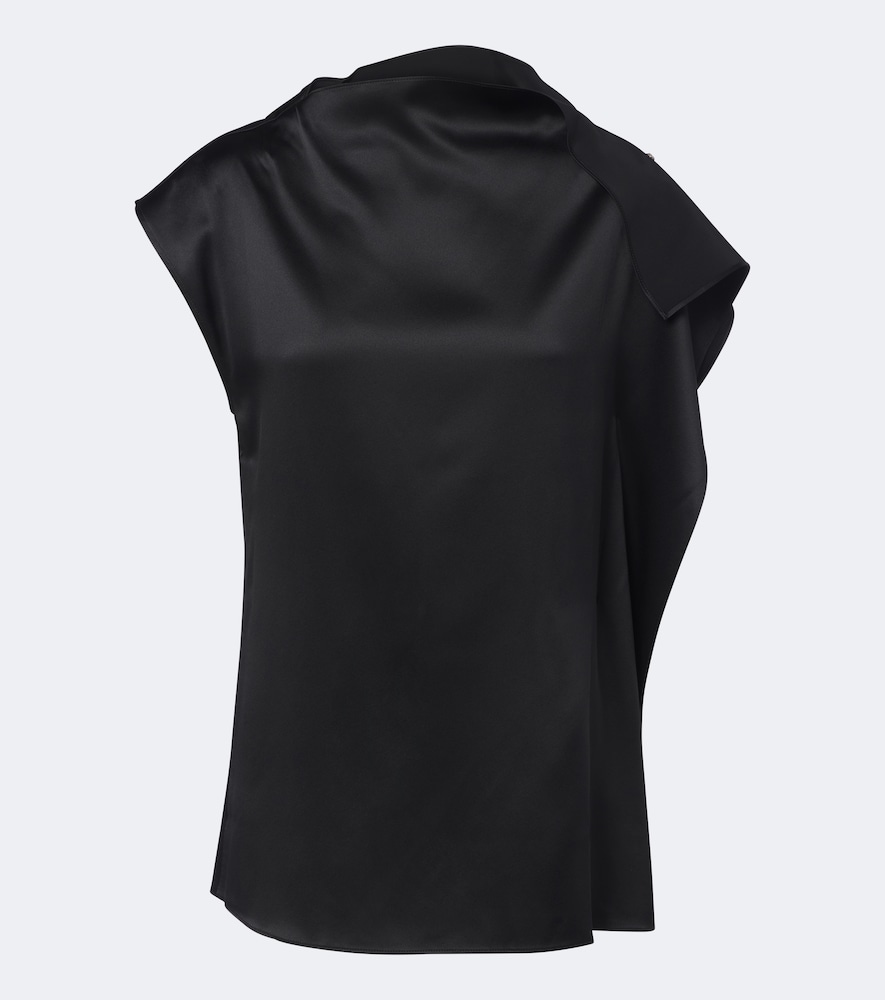 Sportmax Top volants en satin de soie 415 €